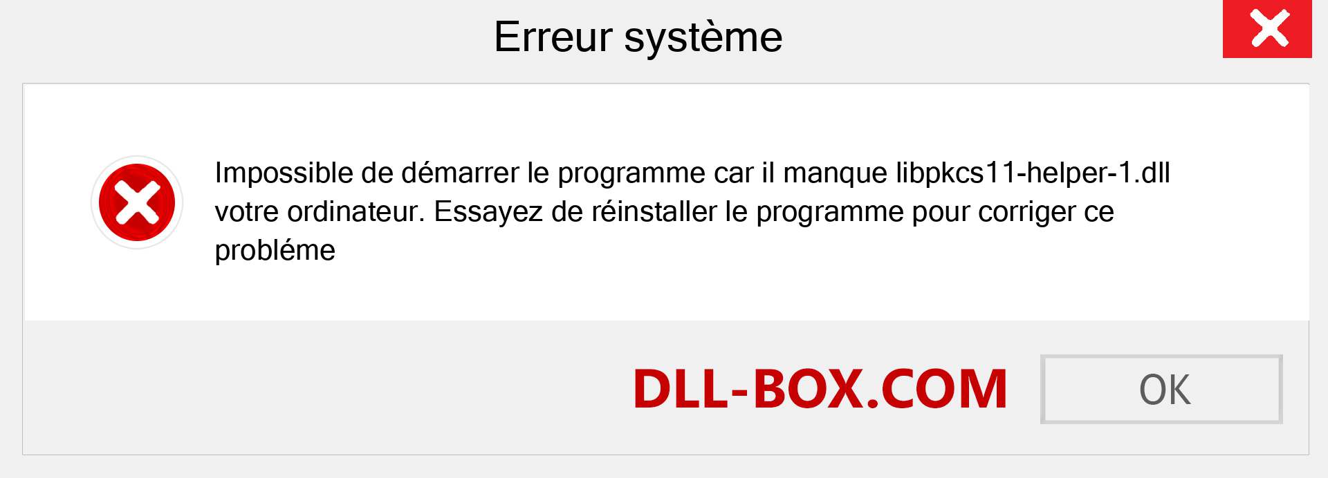 Le fichier libpkcs11-helper-1.dll est manquant ?. Télécharger pour Windows 7, 8, 10 - Correction de l'erreur manquante libpkcs11-helper-1 dll sur Windows, photos, images